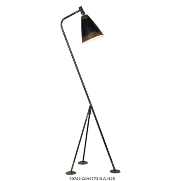 Jackson Rustic Black One-Light Floor Lamp, image 1