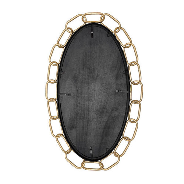 Chains of Love 24 x 40 Inch Oval Wall Mirror, image 3
