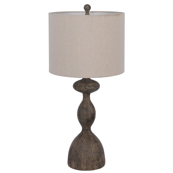 Nampa Distressed Wood Two-Light Resin Table Lamp, Set of 2, image 5