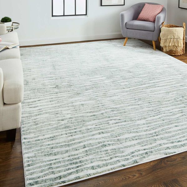 Atwell Gray Green Ivory Area Rug, image 3
