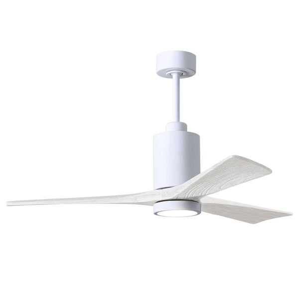 Patricia-3 Gloss White 60-Inch Ceiling Fan with LED Light Kit, image 4