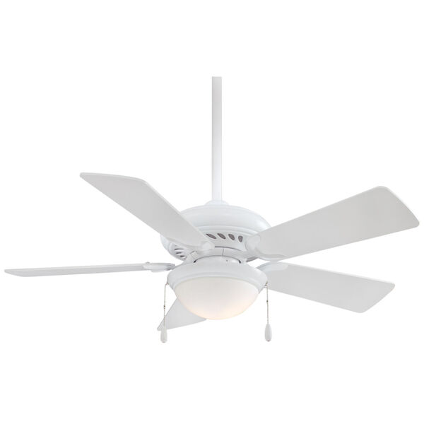 Supra White 44-Inch LED Ceiling Fan, image 1