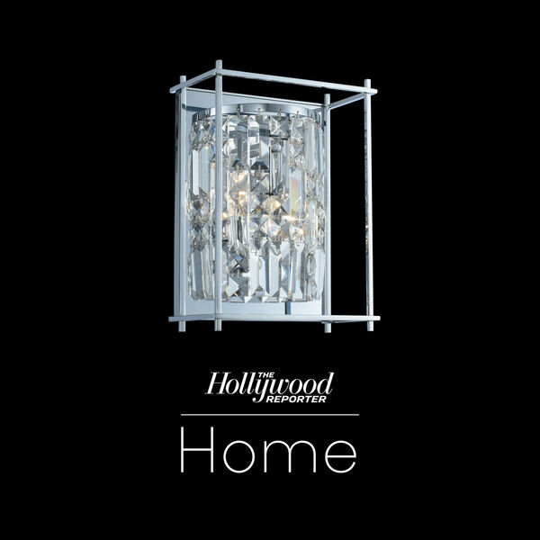 The Hollywood Reporter Joni Chrome Nine-Inch One-Light Wall Sconce with Firenze Crystal, image 1