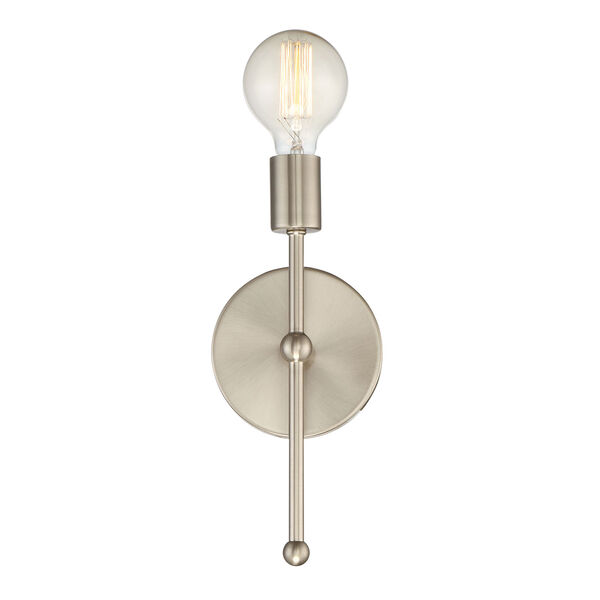 Whittier Satin Nickel One-Light Wall Sconce, image 4