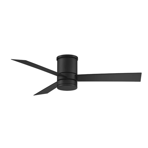 Axis Matte Black 52-Inch ADA LED Flush Mount Ceiling Fan, image 4
