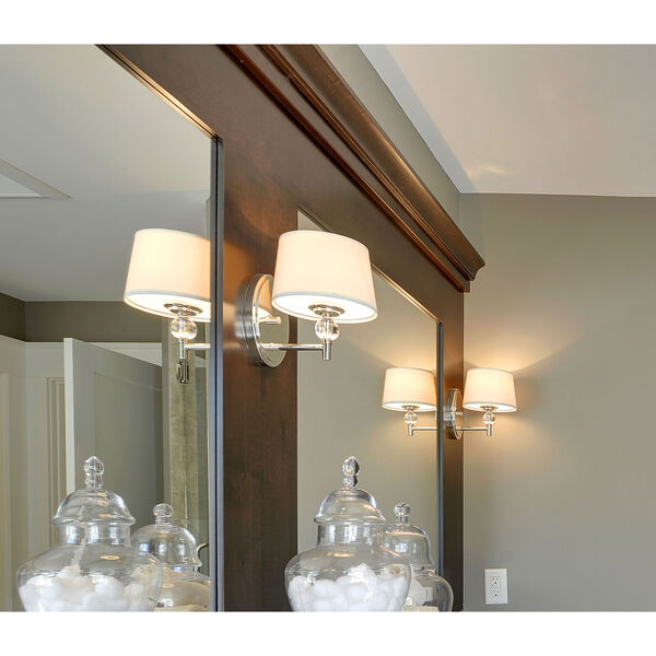 Rondo Polished Nickel One-Light Wall Sconce, image 6