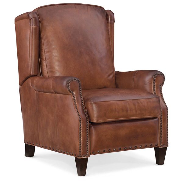 Silas Brown Leather Recliner, image 1