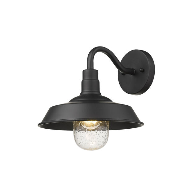 Burry Matte Black 10-Inch One-Light Outdoor Wall Sconce, image 2