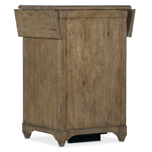 Montebello Carob Brown Nightstand Accent Table, image 2