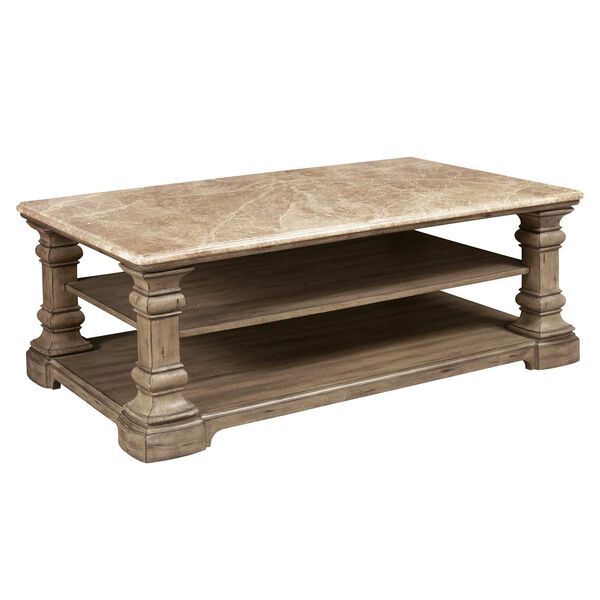 Garrison Cove Natural Stone-Top Cocktail Table, image 5