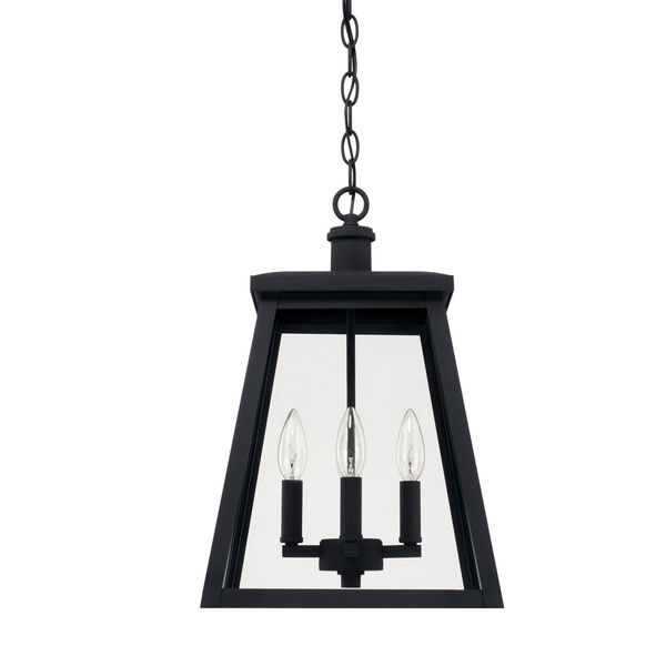 Belmore Black Four-Light Outdoor Hanging Lantern, image 1