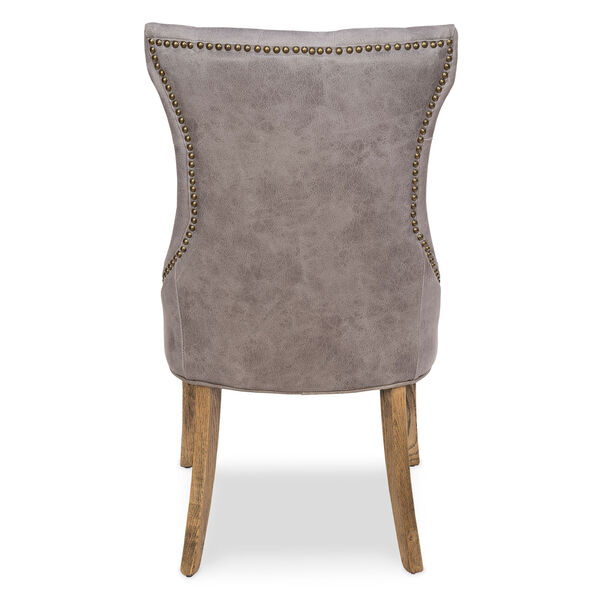 Sophie Side Chair Gray Leather, image 6