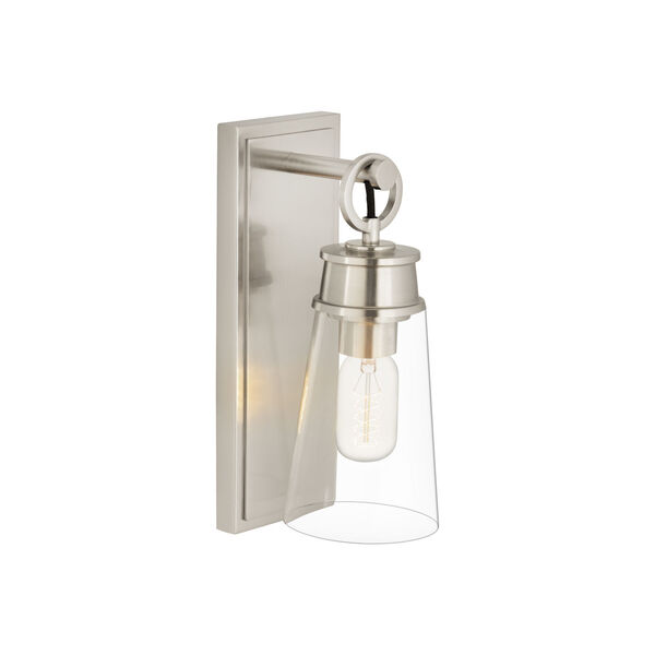 Wentworth Brushed Nickel 12-Inch One-Light Wall Sconce, image 5