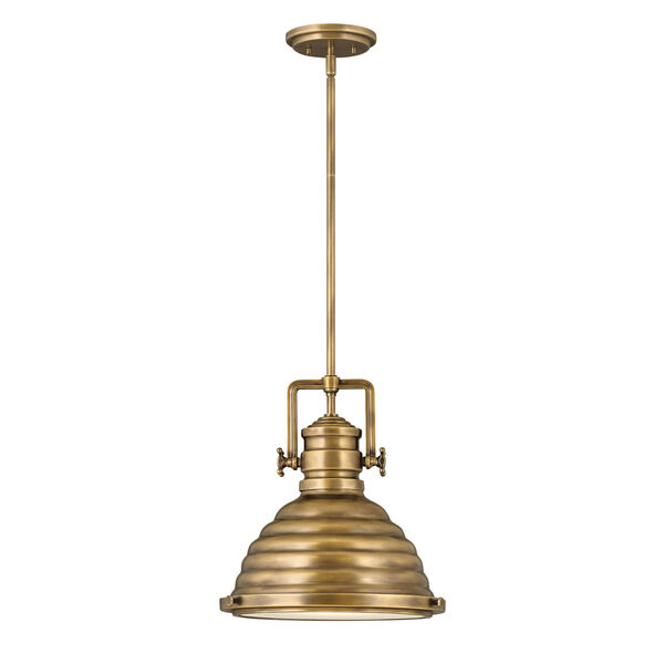 Keating Heritage Brass One-Light Pendant, image 1