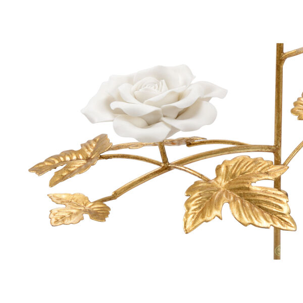 Gold and White Rose Stem, image 2