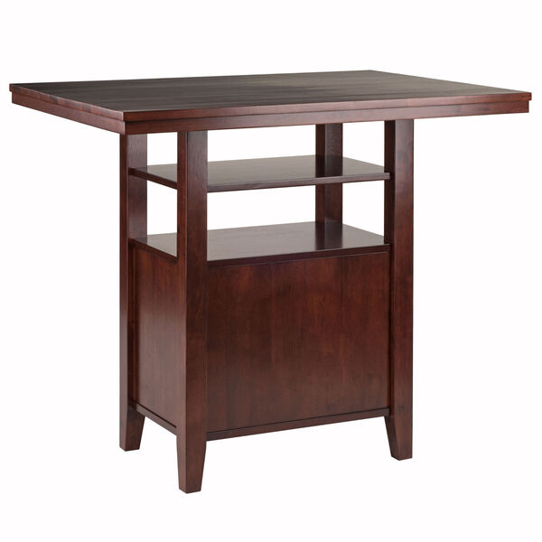 Albany Walnut High Table with Cabinet, image 5