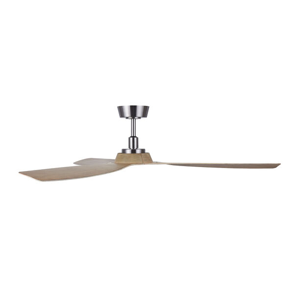 Lucci Air Moto Brushed Nickel and Teak 52-Inch Ceiling Fan, image 3