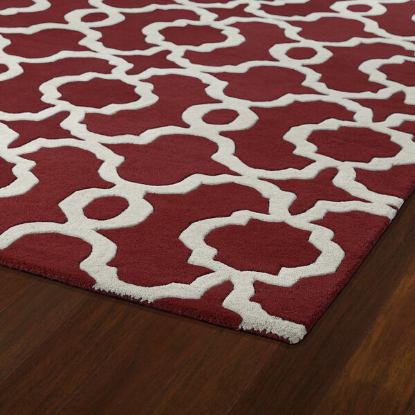 Revolution Red Hand Tufted 11Ft. 9In Round Rug, image 2