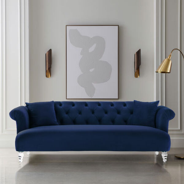 Elegance Blue Sofa, image 1