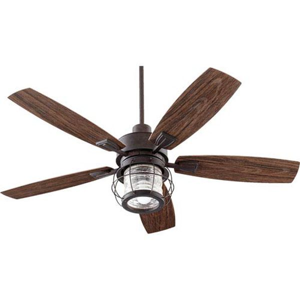 Woodland Brown LED One-Light Ceiling Fan, image 1