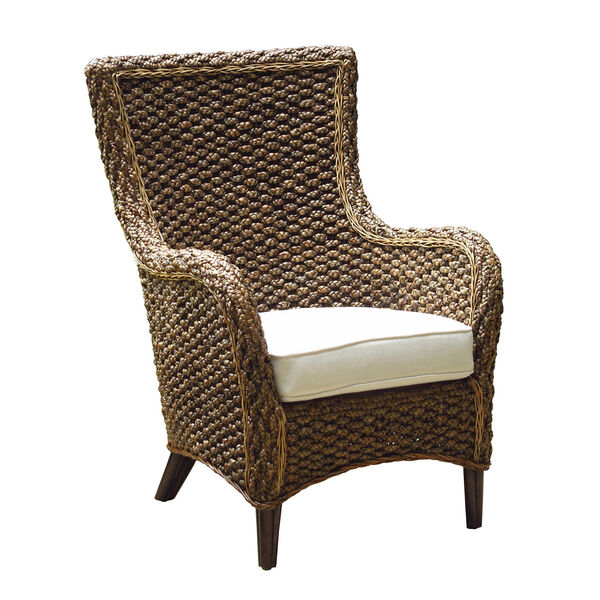 Sanibel Nautilus Champagne Lounge Chair with Cushion, image 1