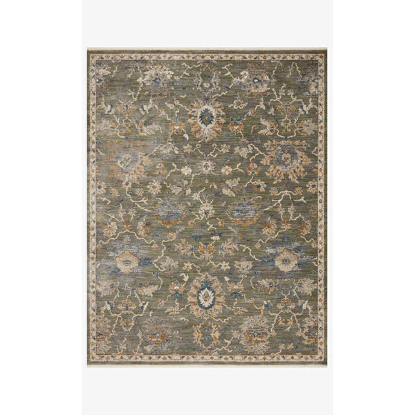 Giada Sage and Gold Round: 7 Ft. 9 In. x 7 Ft. 9 In.  Rug, image 1