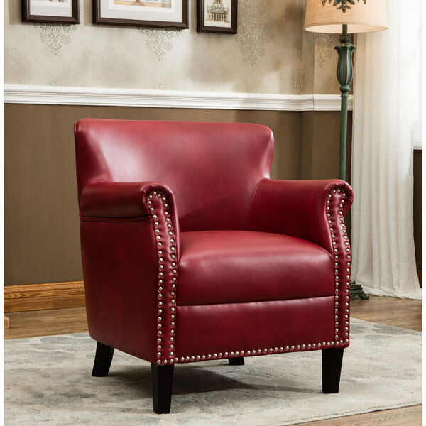 Holly Red Club Chair, image 1