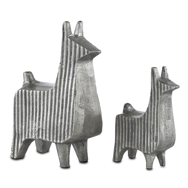 Cria Llama Silver Antique Decorative Set, image 1