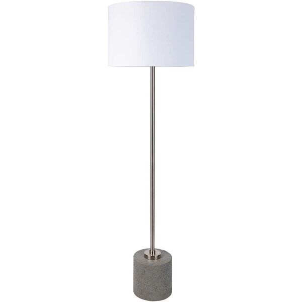 Ledger Silver One-Light Floor Lamp, image 1