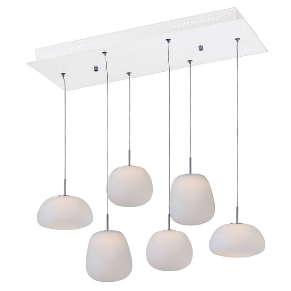 Puffs White 25-Inch LED Pendant Energy Star, image 1