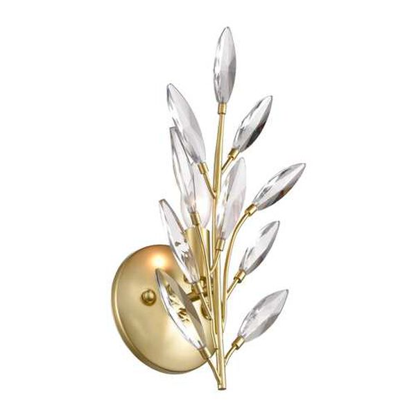 Flora Grace Champagne Gold One-Light Wall Sconce, image 5