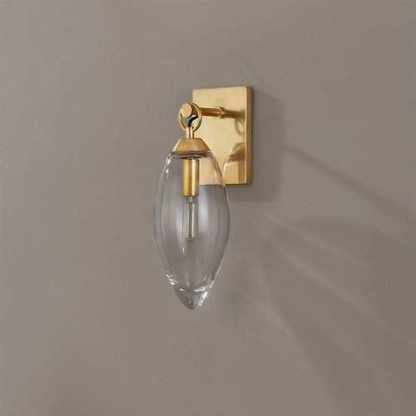 Nantucket Aged Brass One-Light Wall Sconce, image 5