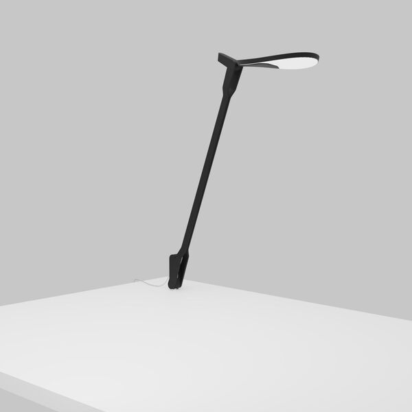 Splitty Matte Black LED Desk Lamp with Through Table Mount, image 2