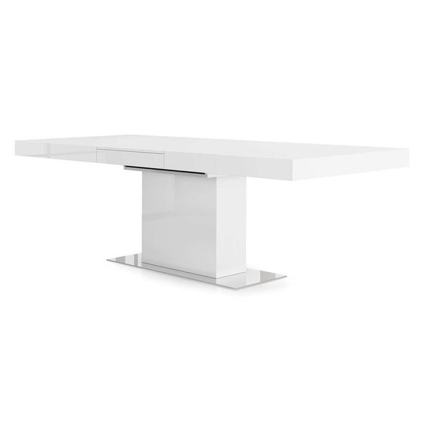 Lugo Glossy White Table, image 2