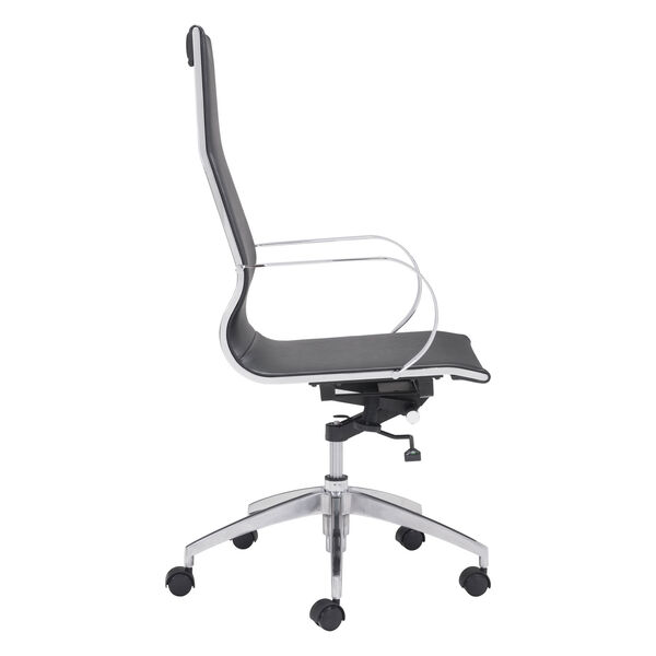 Glider Hi Back Office Chair Black, image 2