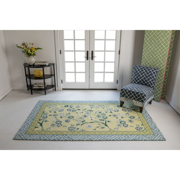 Under A Loggia Blossom Dearie Yellow Rectangular: 8 Ft. x 10 Ft. Rug, image 2