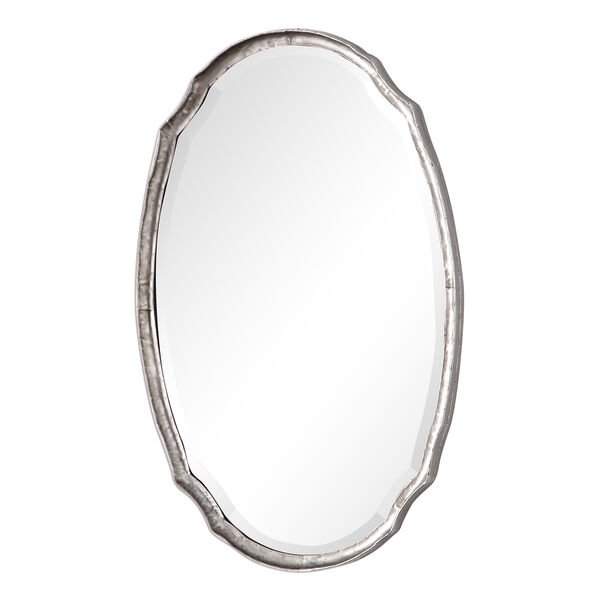 Afton Silver Oval Mirror, image 5