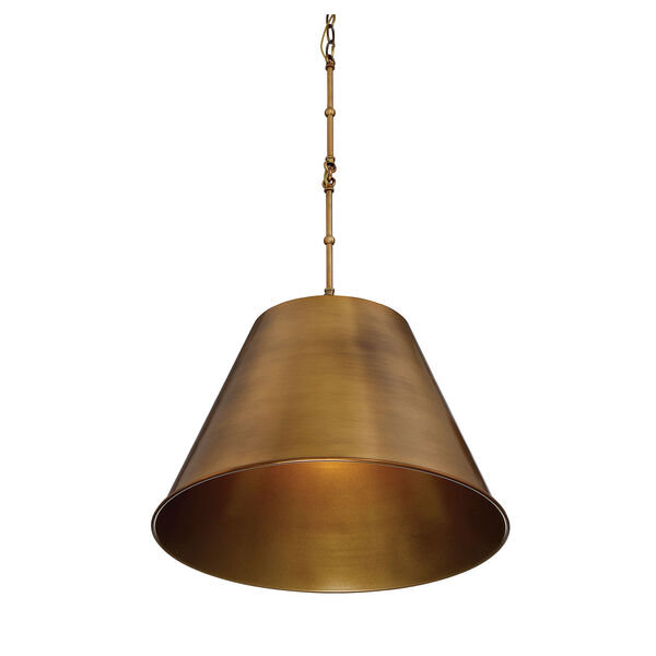 Selby Warm Brass One-Light Pendant, image 2