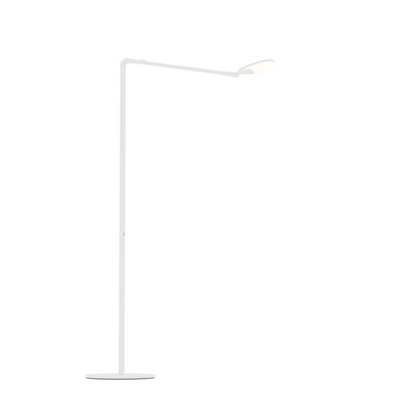 Splitty Matte White LED Floor Lamp, image 1