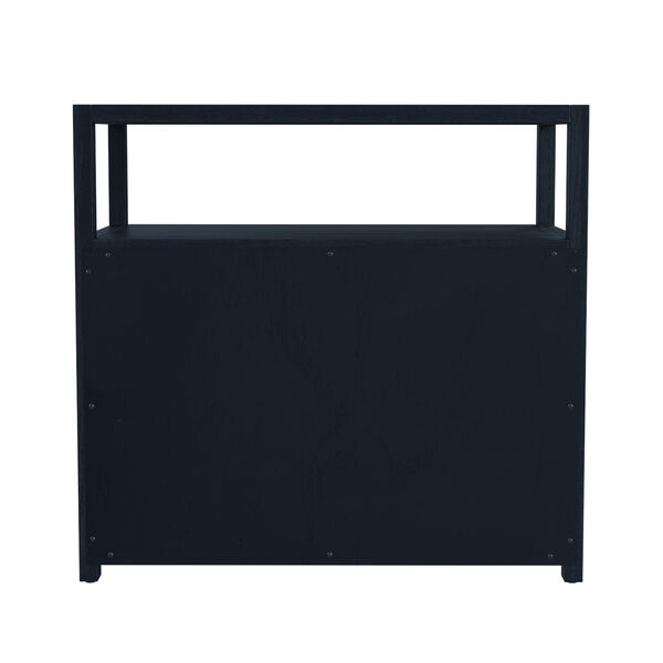 Lark Navy Blue Wide Nightstand with Drawers, image 4