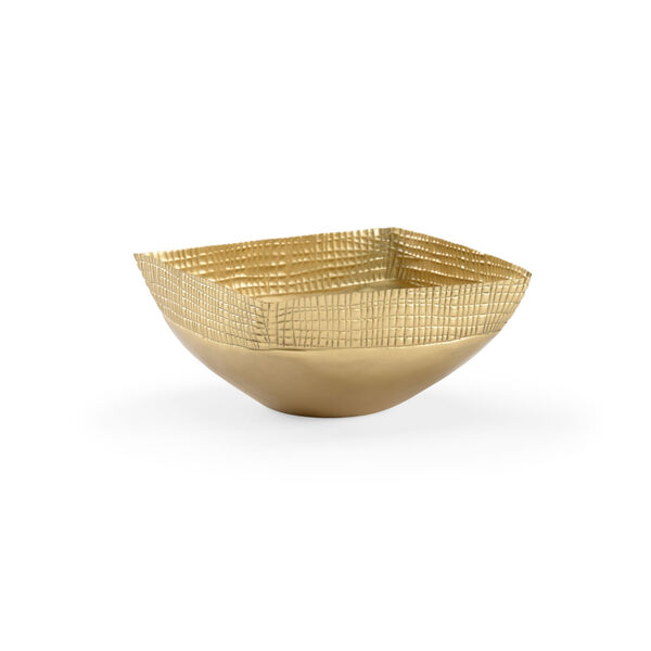 Gold Square Marbleized Bowl, image 1