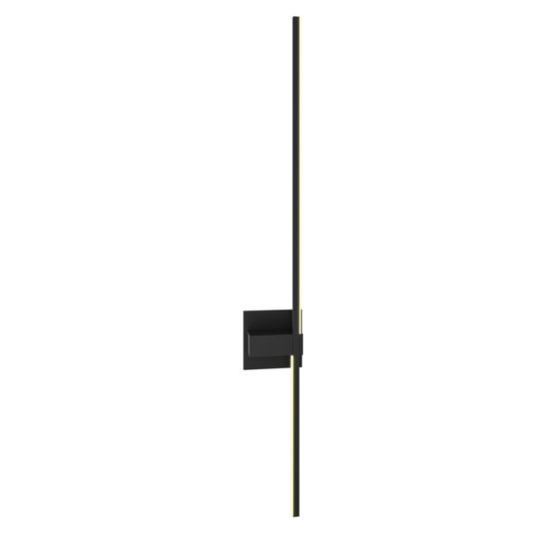 Black Three-Inch LED Wall Sconce 13 Watt, image 1