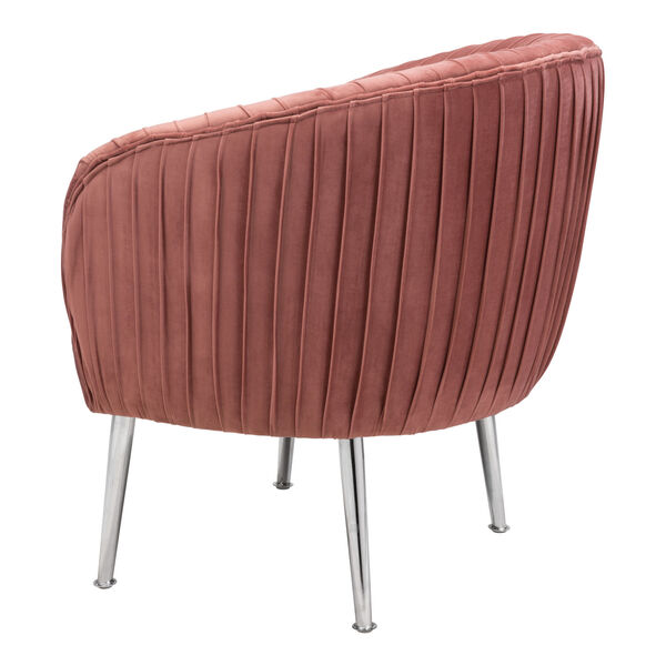 Betsy Pink and Silver Accent Chair, image 6
