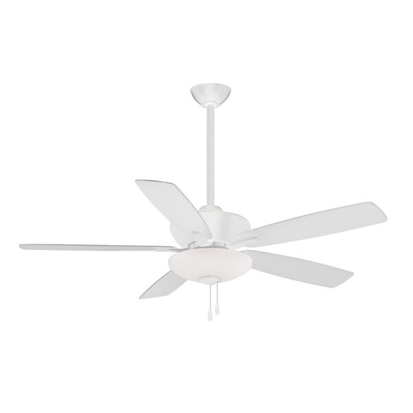 Minute Flat White 52-Inch Energy Star LED Ceiling Fan, image 1
