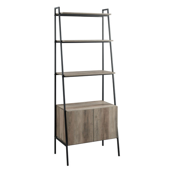 Grey Ladder Bookcase, image 1