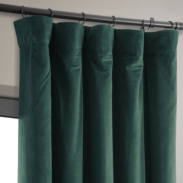 Green Polyester Blackout Single Panel Curtain 50 x 108, image 10