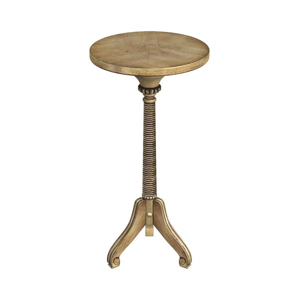 Florence Antique Beige Pedestal Table, image 1