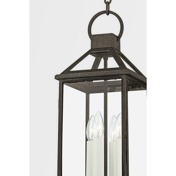 Sanders French Iron Four-Light Outdoor Pendant, image 3
