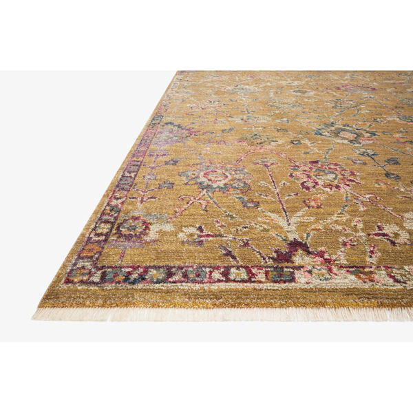 Giada Gold and Multicolor Rectangle: 7 Ft. 10 In. x 10 Ft. Rug, image 2