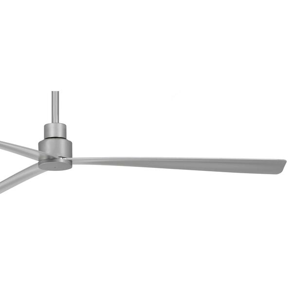 Simple Silver 65-Inch Outdoor Ceiling Fan, image 2